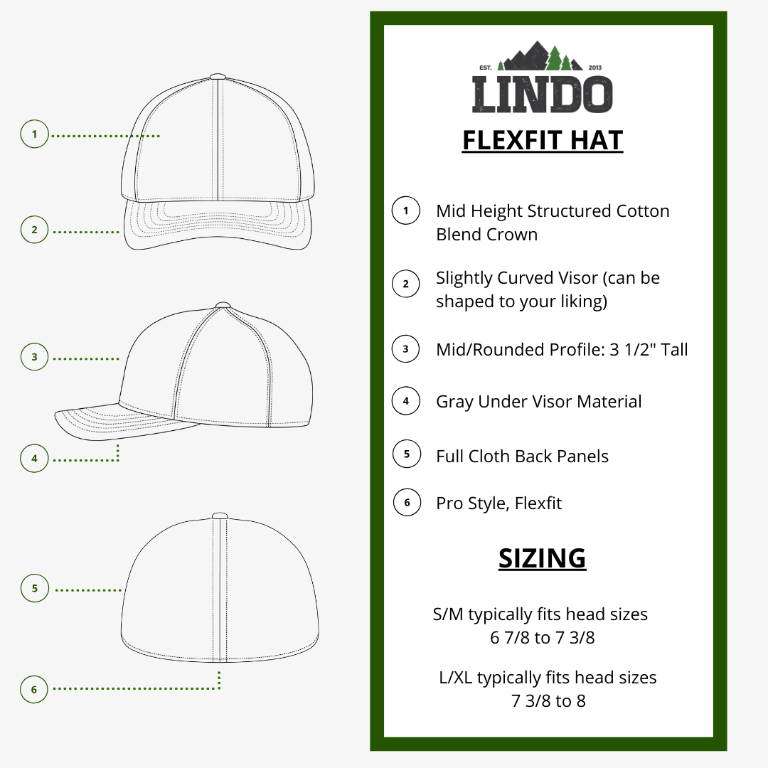 Flexfit Hat - Pine &amp; Mountains