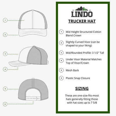 Trucker Hat - Pine & Mountains 2.0